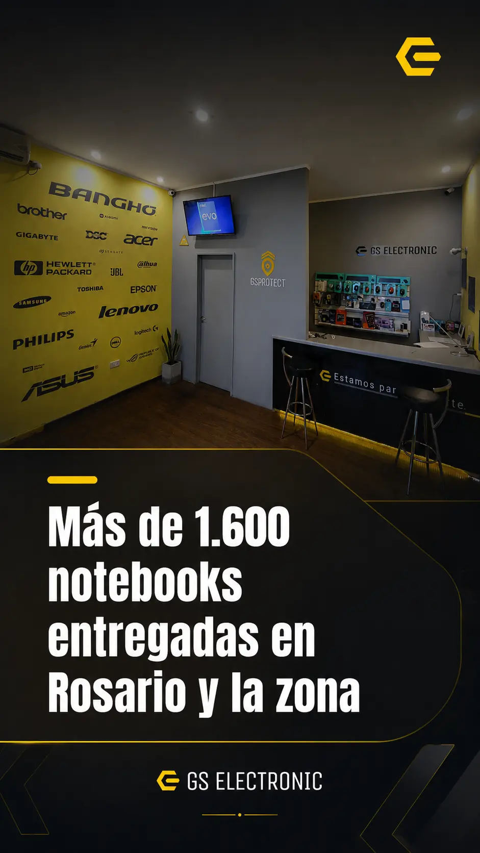 Showroom de GS Electronic en Rosario